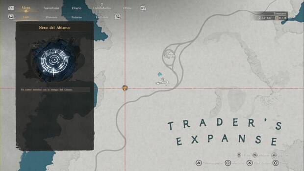 Crimson Desert - Nexos del Abismo en Varnia,  ubicaci�n del punto de viaje r�pido Tierras del Comerciante (2)