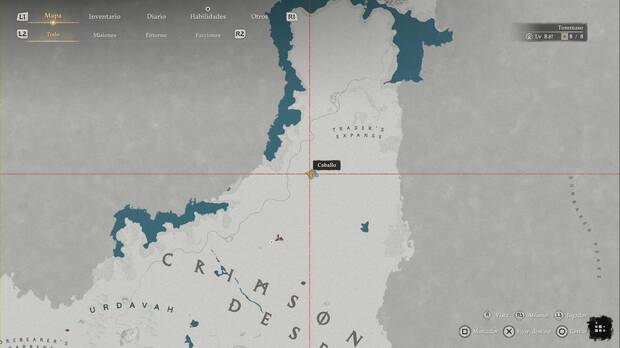 Crimson Desert - Nexos del Abismo en Varnia,  ubicaci�n del punto de viaje r�pido Tierras del Comerciante (3)