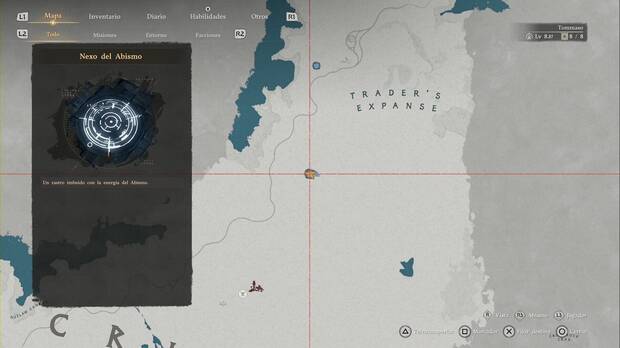 Crimson Desert - Nexos del Abismo en Varnia,  ubicaci�n del punto de viaje r�pido Tierras del Comerciante (3)