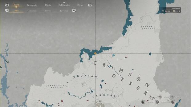 Crimson Desert - Infortunio, ubicaci�n de Litoral del Desierto