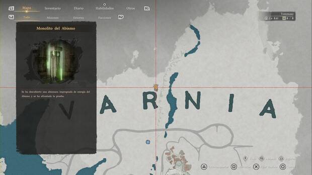 Crimson Desert - Infortunio, ubicaci�n de Acantilado de Arenablanca