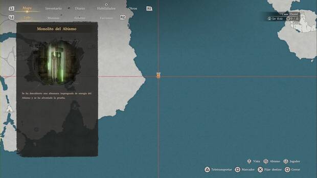 Crimson Desert - Infortunio, ubicaci�n de Una roca desgastada por el viento oce�nico