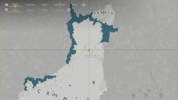 Crimson Desert - Infortunio, ubicaci�n del Acantilado del Olvido