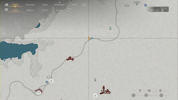 Crimson Desert - Desaf�os de Caza, ubicaci�n de El fin del mito