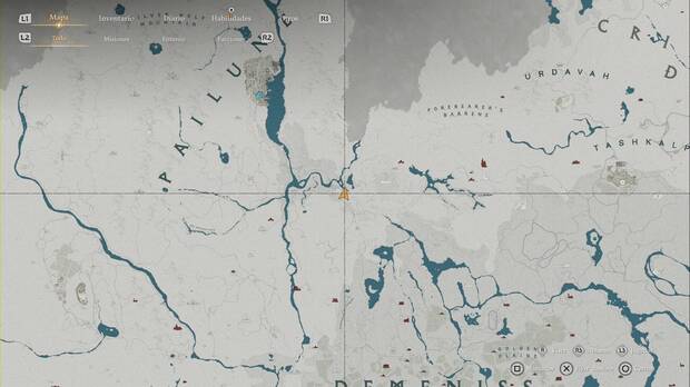 Crimson Desert - Nexos del Abismo de Pailune, ubicaci�n del punto de viaje r�pido Monta�as del Escudo Real (4)