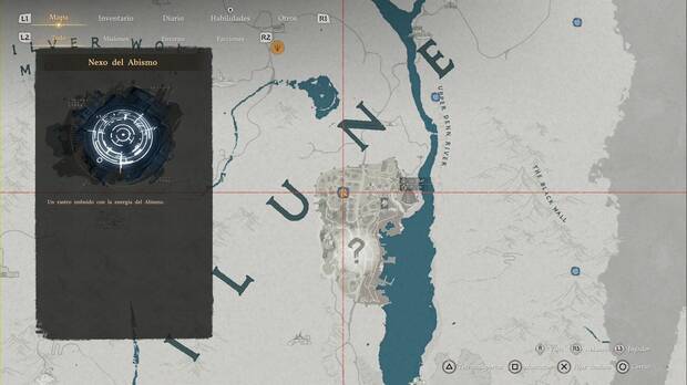 Crimson Desert - Nexos del Abismo de Pailune, ubicaci�n del punto de viaje r�pido Ciudad de Pailune