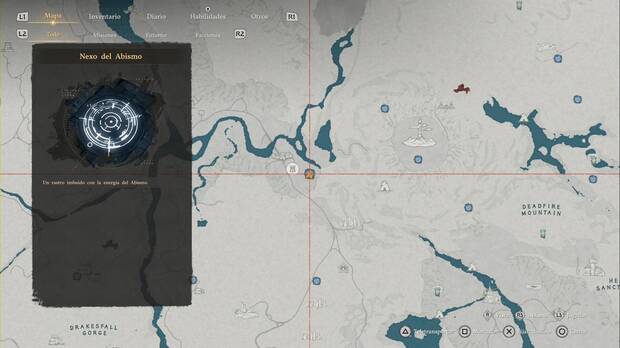 Crimson Desert - Nexos del Abismo de Pailune, ubicaci�n del punto de viaje r�pido Monta�as del Escudo Real (4)