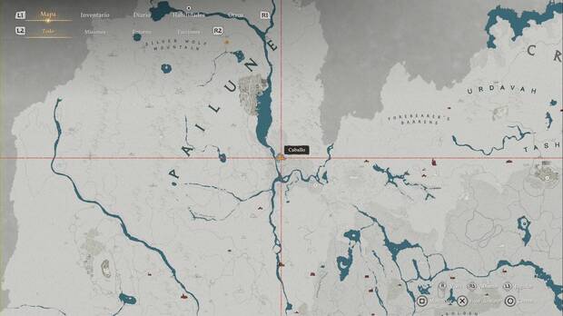Crimson Desert - Nexos del Abismo de Pailune, ubicaci�n del punto de viaje r�pido Muro Negro