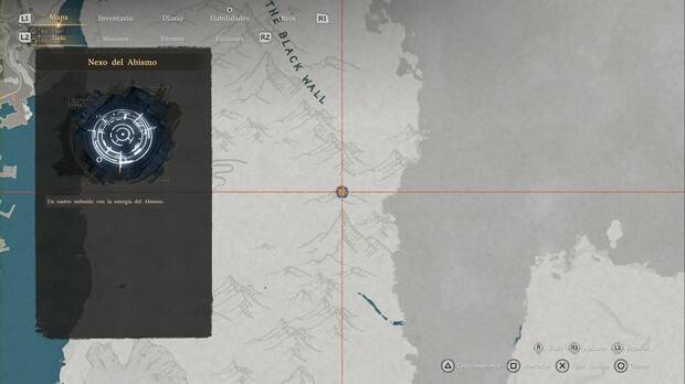 Crimson Desert - Nexos del Abismo de Pailune, ubicaci�n del punto de viaje r�pido Muro Negro (2)