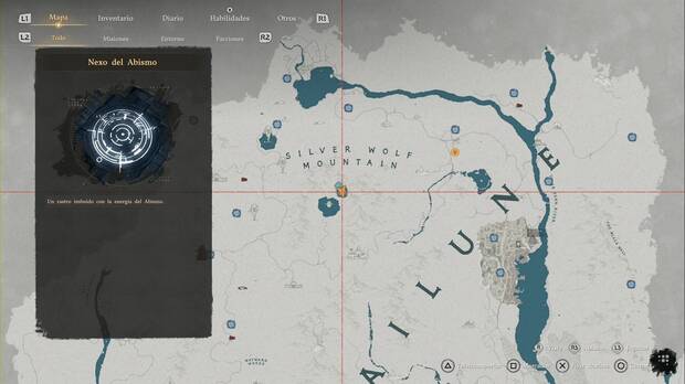 Crimson Desert - Nexos del Abismo de Pailune, ubicaci�n del punto de viaje r�pido Monta�a del Lobo Argento 3
