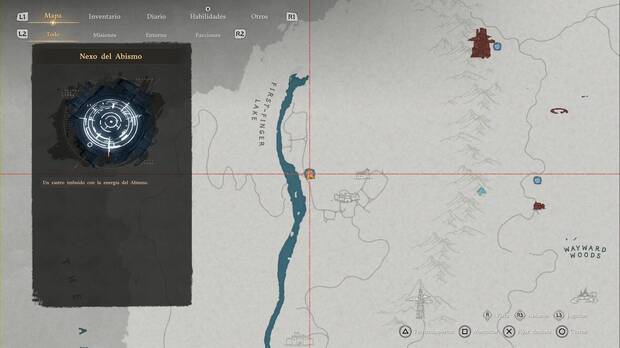 Crimson Desert - Nexos del Abismo de Pailune, ubicaci�n del punto de viaje r�pido Skoghorn