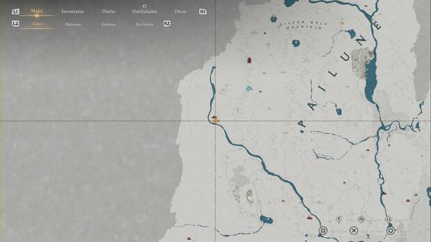Crimson Desert - Nexos del Abismo de Pailune, ubicaci�n del punto de viaje r�pido Fortaleza de Vat'nholl