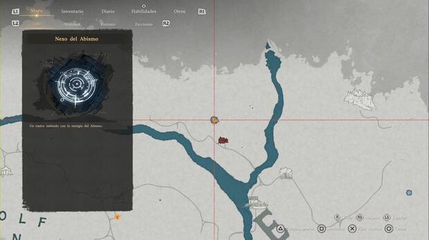 Crimson Desert - Nexos del Abismo de Pailune, ubicaci�n del punto de viaje r�pido Monta�as Blancas (2)