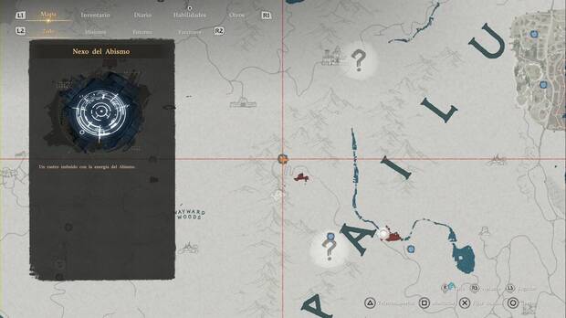 Crimson Desert - Nexos del Abismo de Pailune, ubicaci�n del punto de viaje r�pido Monta�a de Lobo Argento 6