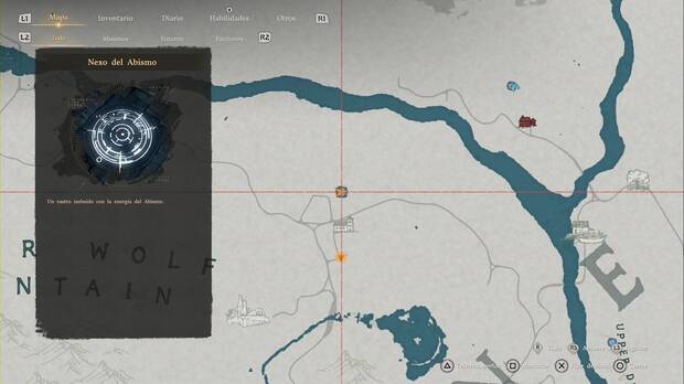 Crimson Desert - Nexos del Abismo de Pailune, ubicaci�n del punto de viaje r�pido Monta�a del Lobo Argento