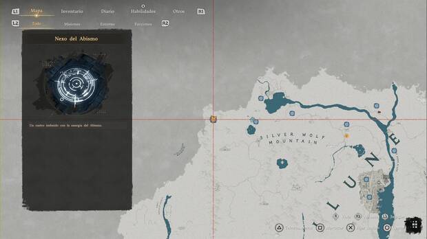 Crimson Desert - Nexos del Abismo de Pailune, ubicaci�n del punto de viaje r�pido Monta�a de los Cinco Dedos