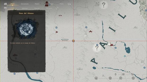 Crimson Desert - Nexos del Abismo de Pailune, ubicaci�n del punto de viaje r�pido Monta�a del Lobo Argento 7