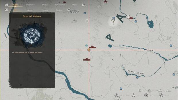 Crimson Desert - Nexos del Abismo de Pailune, ubicaci�n del punto de viaje r�pido Fortaleza de Steinnfell
