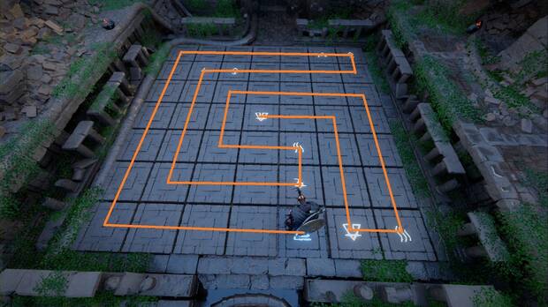 Crimson Desert - Ruinas Ancestrales, ubicaci�n de las Ruinas de las Colinas de Barb�rbol, soluci�n de la tercera fase