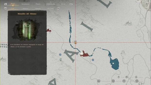 Crimson Desert - Ruinas ancestrales, ubicaci�n de las Ruinas de la monta�a del Lobo Argento