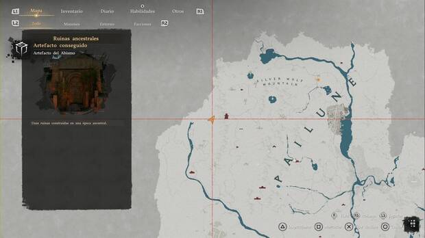 Crimson Desert - Ruinas ancestrales, Ruinas g�lidas de la monta�a de los Cinco Dedos, ubicaci�n