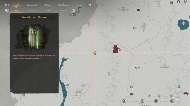 Crimson Desert - Ruinas ancestrales, Ruinas g�lidas de la monta�a de los Cinco Dedos, ubicaci�n