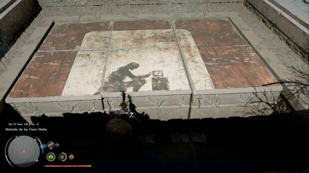 Crimson Desert - Ruinas ancestrales, Ruinas g�lidas de la monta�a de los Cinco Dedos, soluci�n del puzle-mosaico