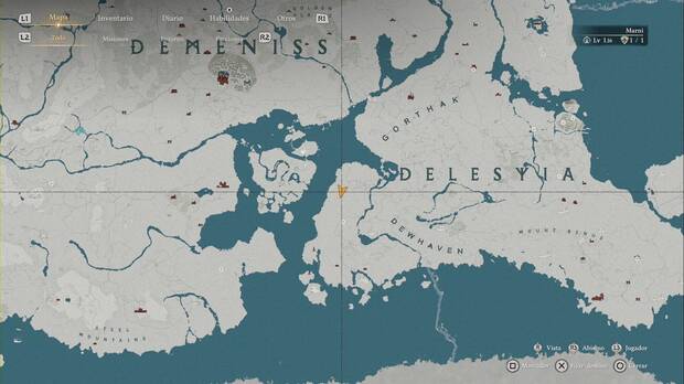 Crimson Desert - Ruinas Ancestrales, ubicaci�n de las Ruinas del precipicio del Valle de la Le�a