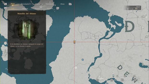 Crimson Desert - Ruinas Ancestrales, ubicaci�n de las Ruinas del precipicio del Valle de la Le�a