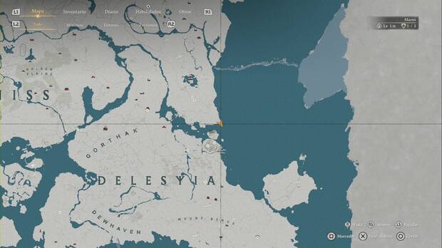 Crimson Desert - Infortunio, ubicaci�n de Columna erosionada por el mar frente al acantilado