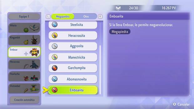 Pok�mon Champions - C�mo equipar Megapiedras en los Pok�mon