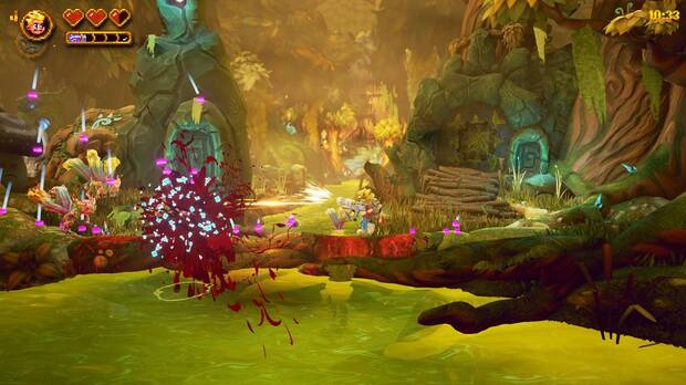 Puede parecer un juego para ni�os, pero hay sangre y di�logos subidos de tono. Es un juego gamberro.