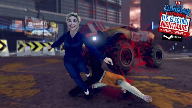 Atropella a Hillary Clinton y Donald Trump en el nuevo contenido de Carmageddon: Max Damage Imagen 2