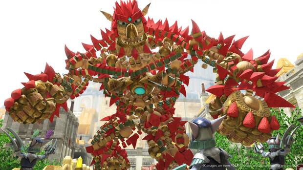 Knack es muy mono cuando es pequeño, pero cuando mide 10 metros es casi un monstruo.