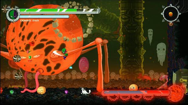 Los jefes son de lo mejor del juego, en jugabilidad y originalidad.