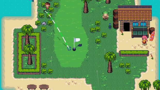 Captura de Golf Story.