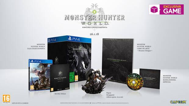 GAME vender en exclusiva la edicin coleccionista de Monster Hunter World Imagen 2