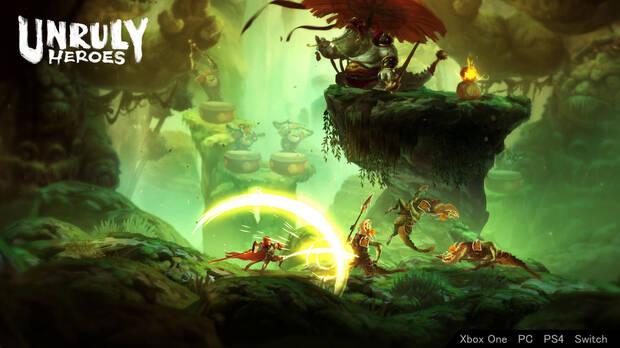 Anunciado el plataformas de acción Unruly Heroes para One, PS4, PC y Switch Imagen 2