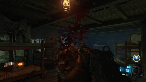 Reventar cabezas es uno de los grandes placeres del modo Zombis.