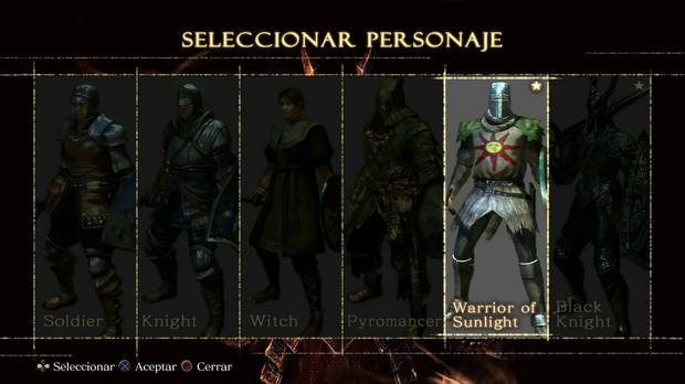 Estos eran los arquetipos de personajes que nos dejaron seleccionar durante esta fase de pruebas.