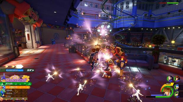 Nos ha sorprendido mucho la cantidad de mec�nicas e ideas que hemos visto 'Kingdom Hearts III' en apenas hora y media.