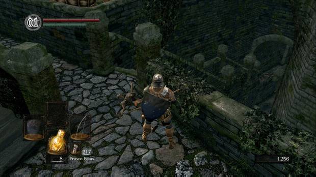 Dark Souls Remastered, Burgo de los no muertos, Escaleras, Caballero Negro