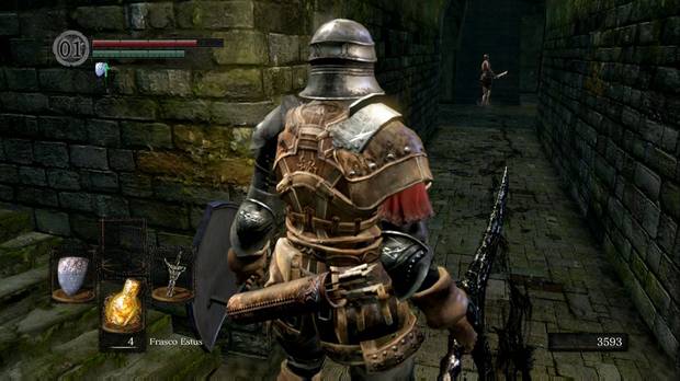 Dark Souls Remastered, Parroquia de los no muertos, Entrada, Trampa