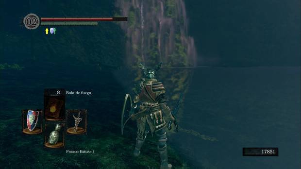 Dark Souls Remastered, Cuenca Tenebrosa, Avanza pegado a la pared