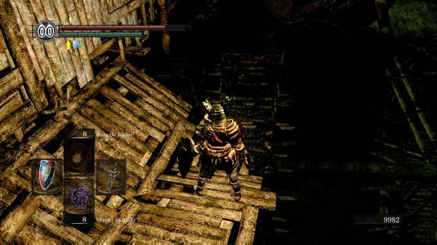 Dark Souls Remastered, Ciudad infestada, Rueda de agua, Ascensor, Bajar al pantano