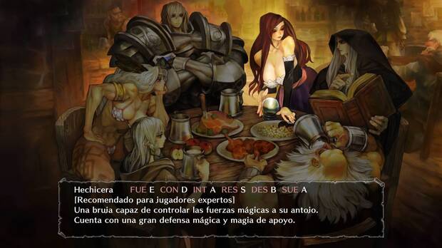 Todos los personajes tienen fortalezas y debilidades. La clave es rodearte de compa�eros que compensen tus carencias.