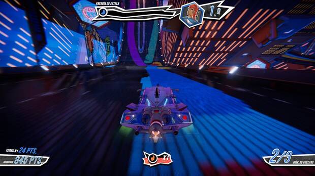 Los ataques crean una estela que podemos usar como turbo.