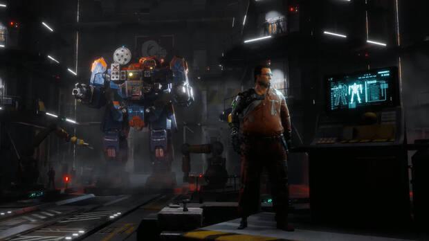 En la bahía podremos reparar los BattleMech dañados en combate y personalizarlos en profundidad con nuevas armas u otras opciones.