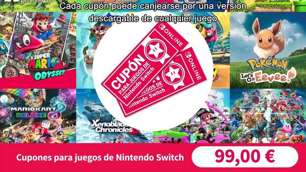 Anunciados los cupones de Nintendo Switch: dos juegos digitales por 99 euros Imagen 2