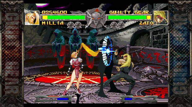 Considerando que se ha mantenido la resolución original del primer 'Guilty Gear', este luce muchísimo mejor en portátil que en sobremesa.